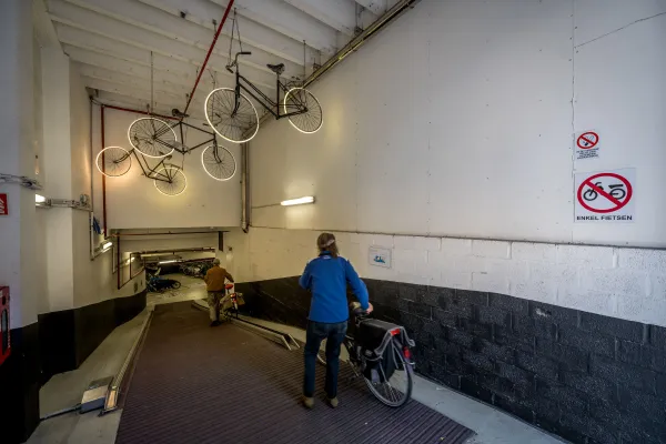 Fietsparking Markt