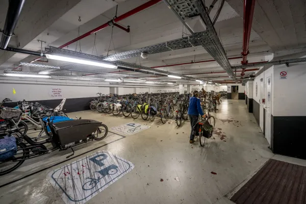 Fietsparking Markt