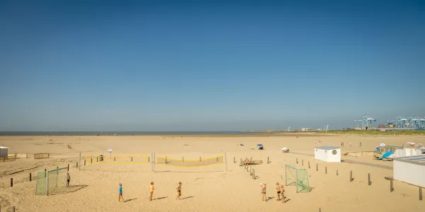 La plage de Zeebrugge