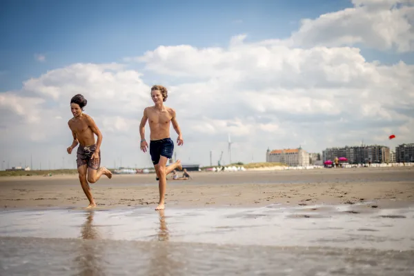 La plage de Zeebrugge