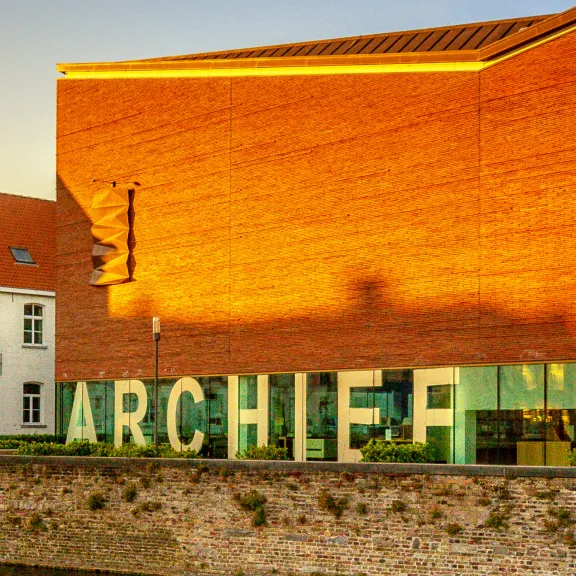Rijksarchief aan de Predikherenrei in Brugge