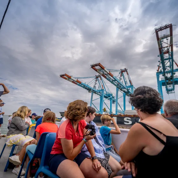 Havenrondvaart met Captain Blue