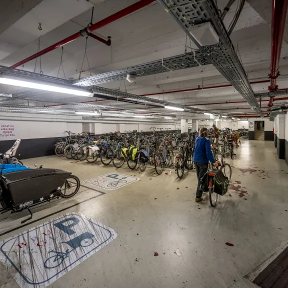 Fietsparking Markt