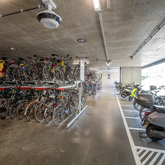 Aparcamiento para bicicletas Estación (lateral Sint-Michiels)