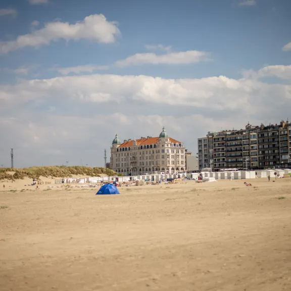 La plage de Zeebrugge