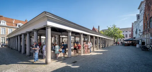 Vismarkt in Brugge
