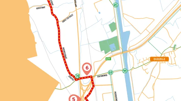 Strandfietsroute van Brugge naar Zeebrugge