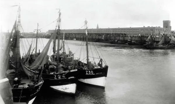Vissershaven Zeebrugge - 1953